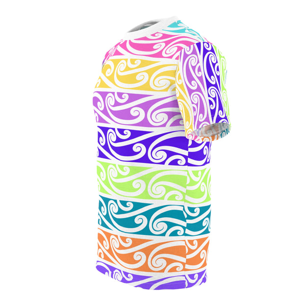 Colorful Koru Unisex Cut & Sew Tee (AOP)