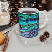 Mug 11oz  Abalone Paua Shell