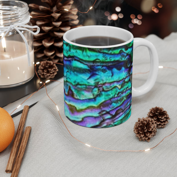 Mug 11oz  Abalone Paua Shell