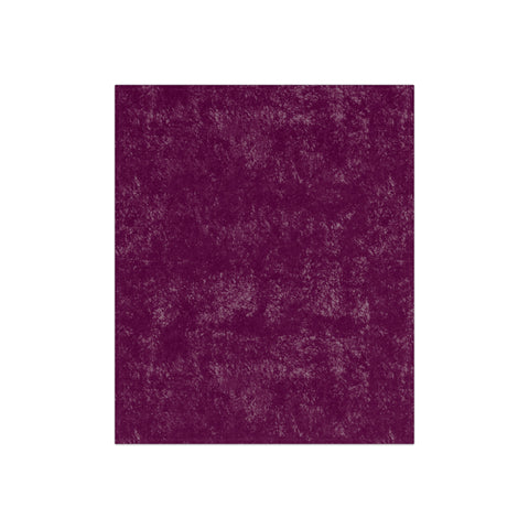 Mulberry Crushed Velvet Blanket