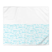 Soft Pastel Aqua Blue Microfiber Duvet Cover