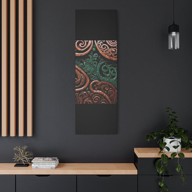 Wood and Jade Pounamu Greenstone Classic Canvas