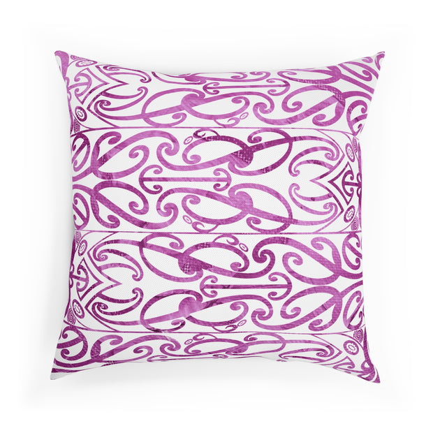 Beautiful Purple Koru Cushion
