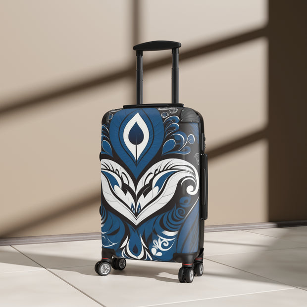 Peacock Blue Suitcase
