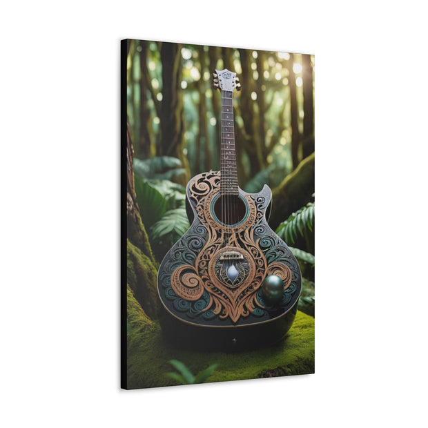 Black Pearl Guitar Classic Canvas