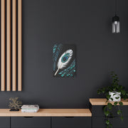 Paua Shell Abalone Feather Classic Canvas