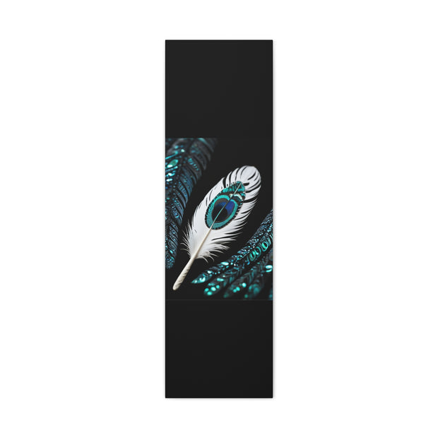 Paua Shell Abalone Feather Classic Canvas