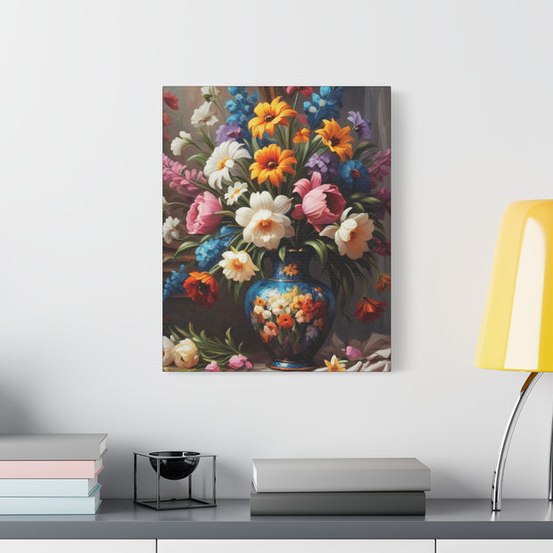 Beautiful Vintage Flowers Classic Canvas