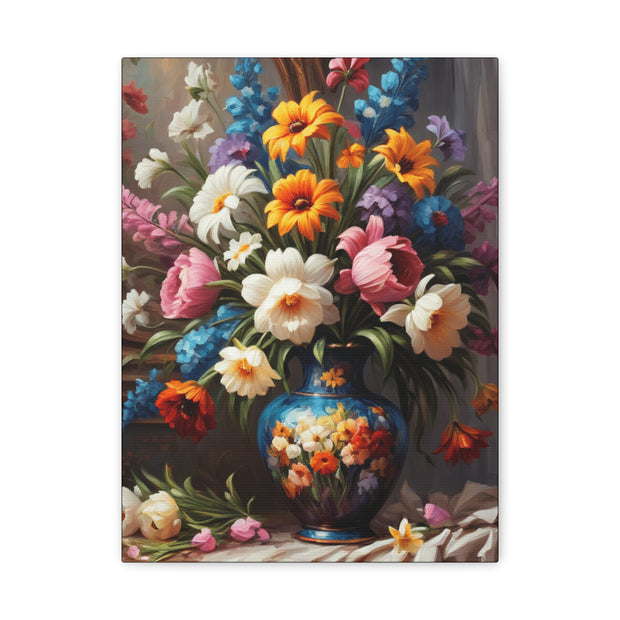 Beautiful Vintage Flowers Classic Canvas