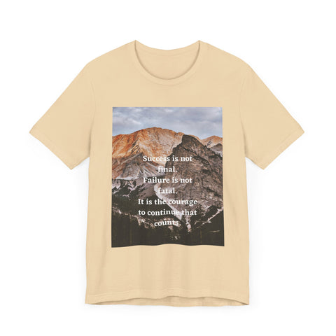 Unisex Jersey Short Sleeve Tee  Empowerment Quote