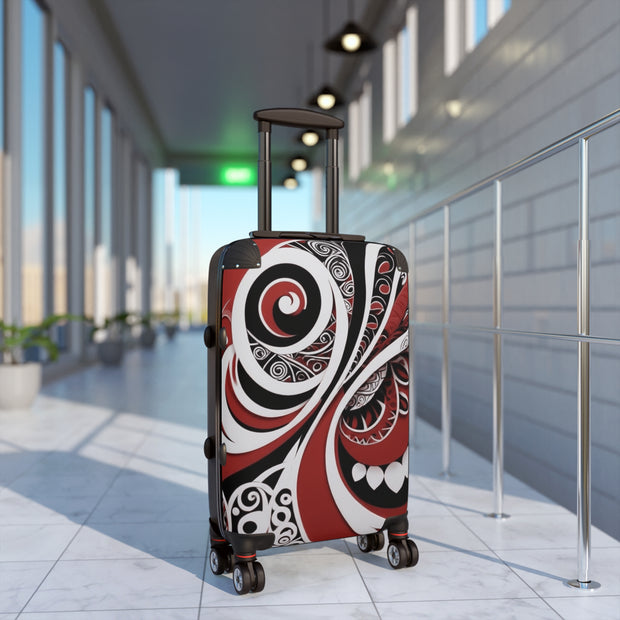 Red Black White Whero Suitcase