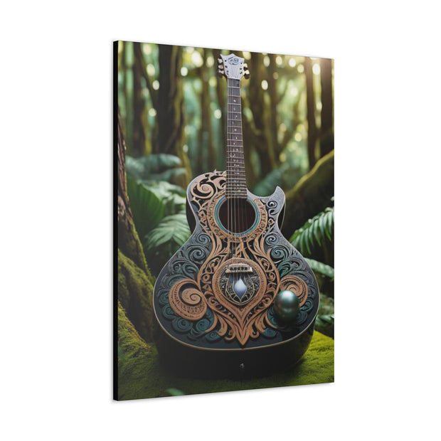 Black Pearl Guitar Classic Canvas