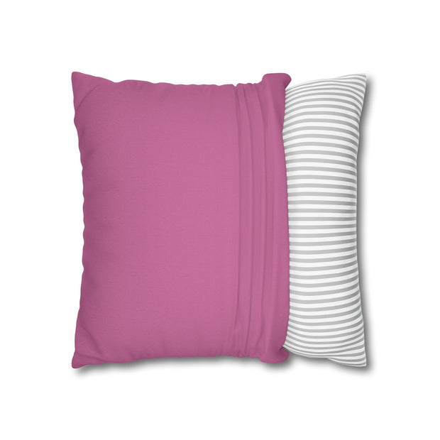 Cute Rabbit in the forest Spun Polyester Square Pillowcase