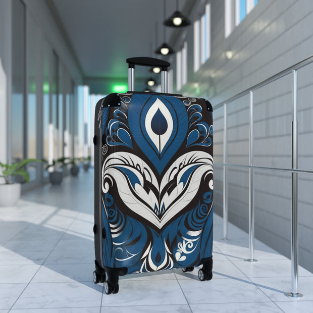 Peacock Blue Suitcase