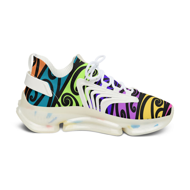 Colorful Koru Women's Mesh Sneakers