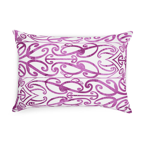 Beautiful Purple Koru Cushion