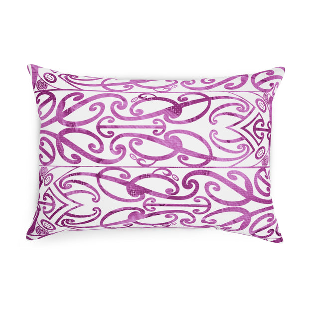 Beautiful Purple Koru Cushion