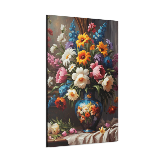 Beautiful Vintage Flowers Classic Canvas