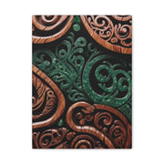Wood and Jade Pounamu Greenstone Classic Canvas