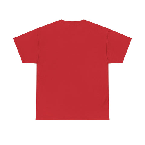 Red and Black Maori Design Mana Unisex Heavy Cotton Tee