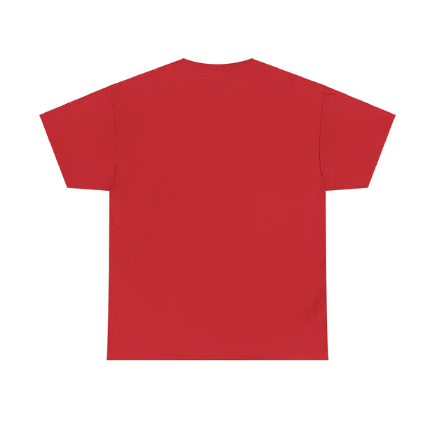 Red and Black Maori Design Mana Unisex Heavy Cotton Tee