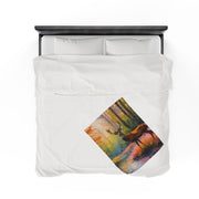 Deer Heaven Velveteen Plush Blanket