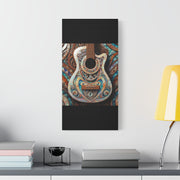 Mother Of Pearl Guitar Colorful Classic Canvas