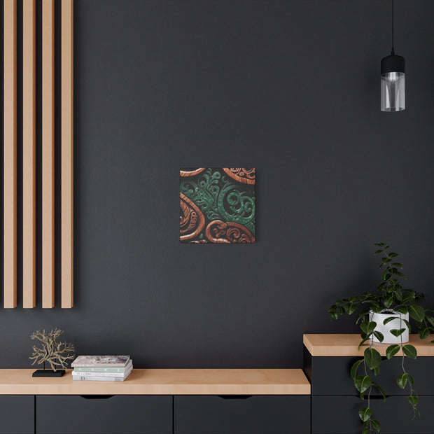 Wood and Jade Pounamu Greenstone Classic Canvas