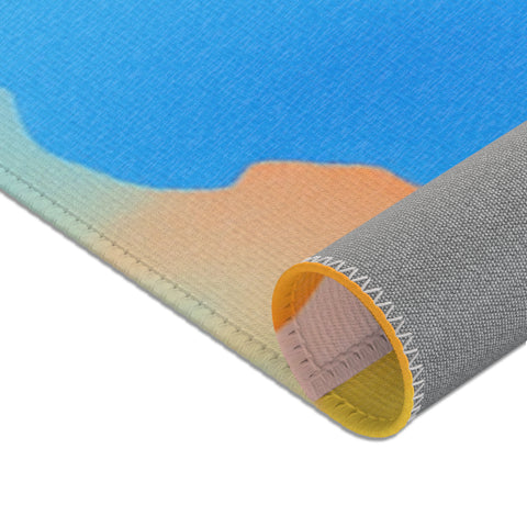 Blue Dance Watercolor Area Rugs