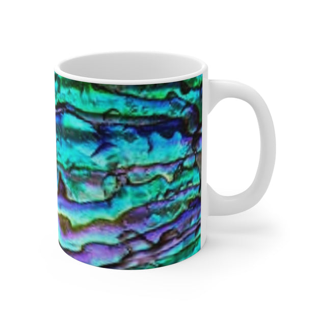 Mug 11oz  Abalone Paua Shell