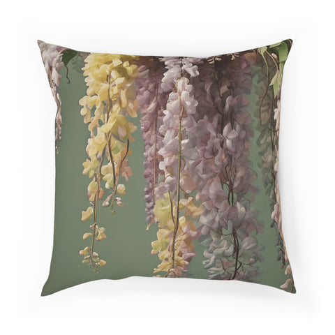 Antique Hazel Wisteria Cushion