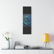 Stunning Blue Paua Abalone Shell Spiral Classic Canvas