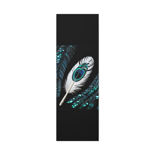 Paua Shell Abalone Feather Classic Canvas