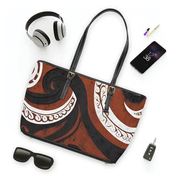 Rust and Go PU Leather Shoulder Bag