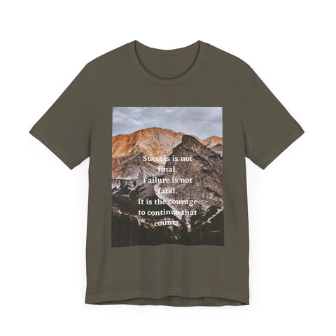 Unisex Jersey Short Sleeve Tee  Empowerment Quote