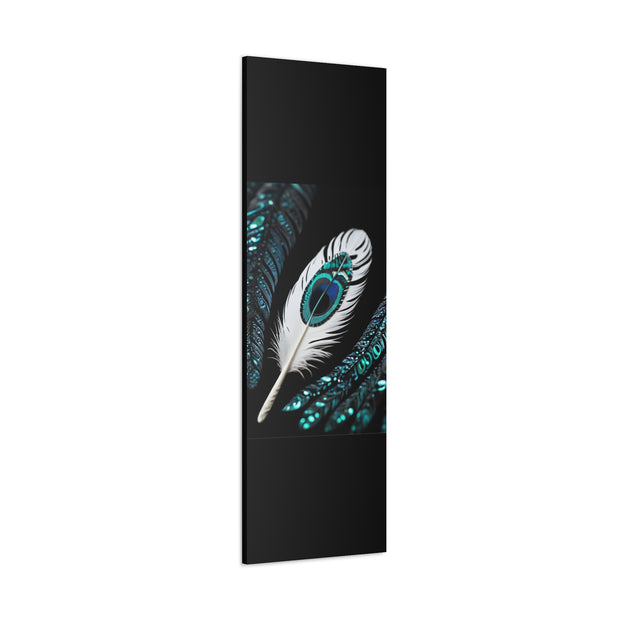 Paua Shell Abalone Feather Classic Canvas