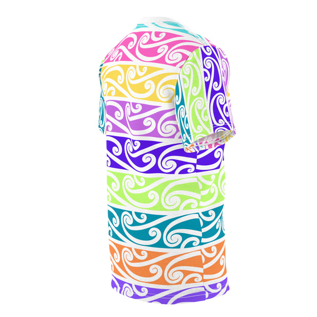 Colorful Koru Unisex Cut & Sew Tee (AOP)