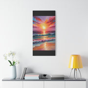 Beautiful Colorful Sunset Oils Classic Canvas