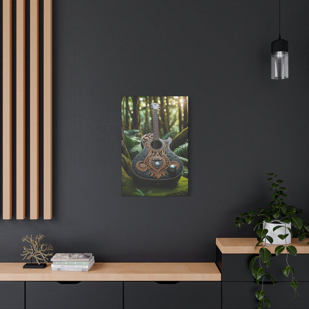 Black Pearl Guitar Classic Canvas