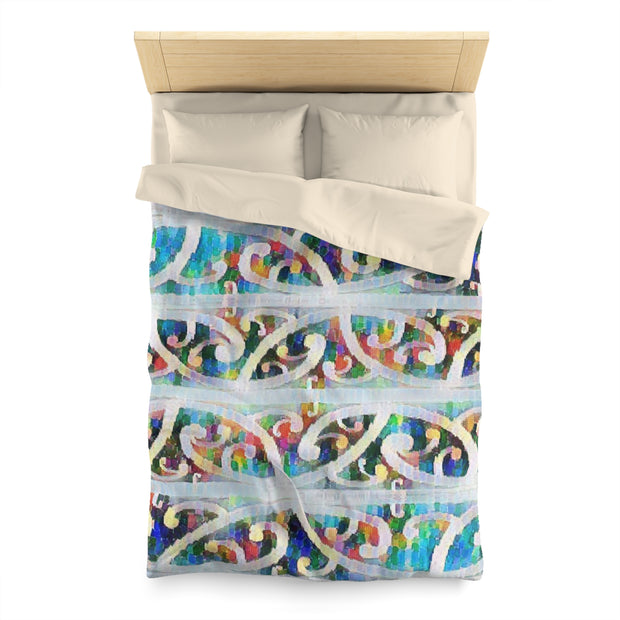 Microfiber Duvet Cover Ethnic Color Koru