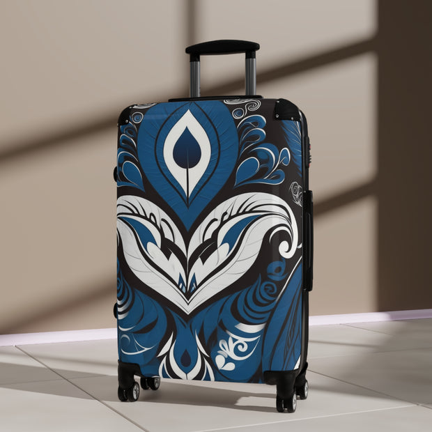 Peacock Blue Suitcase