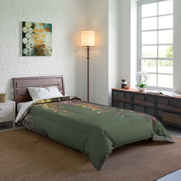 Antique Hazel Wisteria Comforter