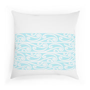 Pastel Aqua Blue Koru Cushion