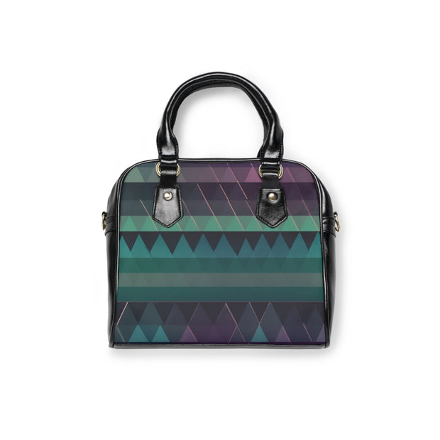 Paua Triangles Shoulder Handbag