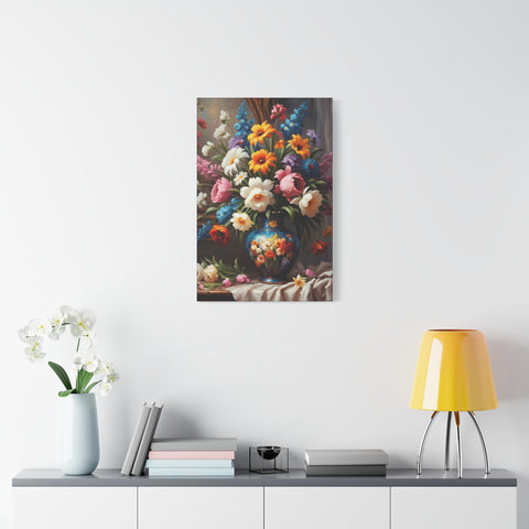 Beautiful Vintage Flowers Classic Canvas