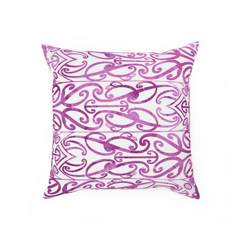 Beautiful Purple Koru Cushion