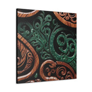 Wood and Jade Pounamu Greenstone Classic Canvas