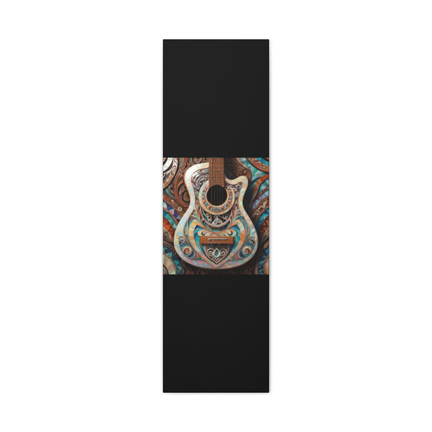 Mother Of Pearl Guitar Colorful Classic Canvas