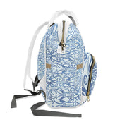 Light Blue Koru Multifunctional Diaper Backpack