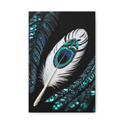 Paua Shell Abalone Feather Classic Canvas